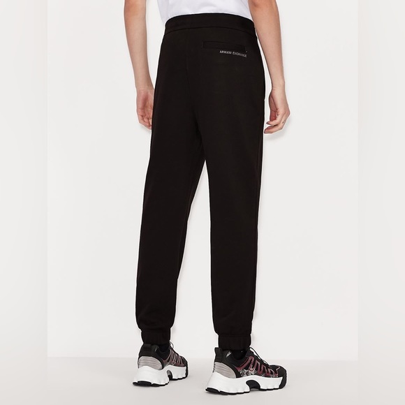 ARMANI EXCHANGE EAGLE PATCH JOGGER SWEATPANTS - Picture 4 of 13